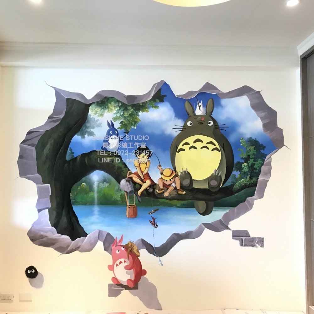 阳光彩绘工作室-墙壁彩绘/3d彩绘/壁画设计